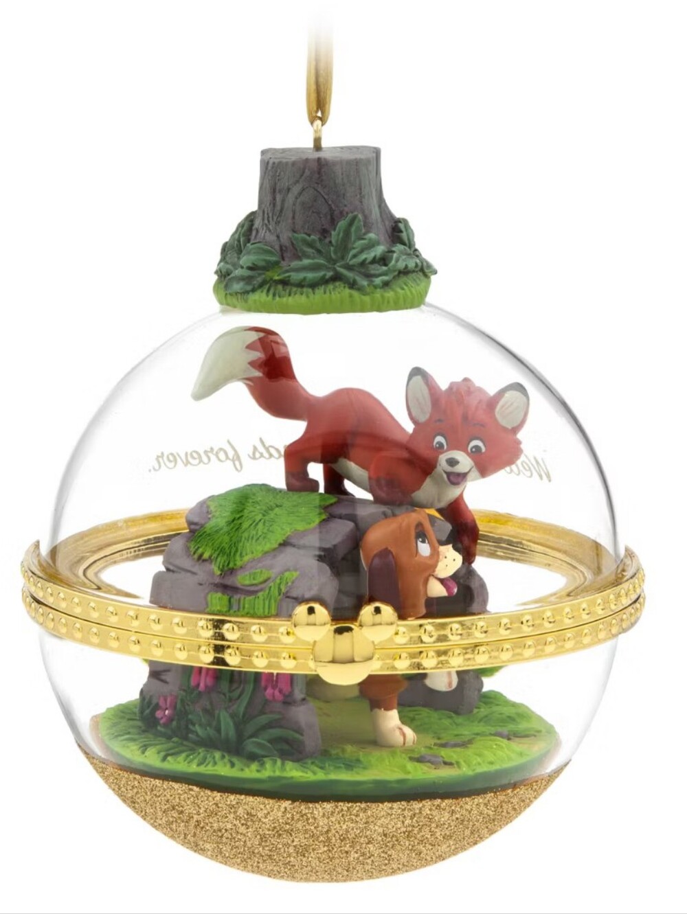 Disney Sketchbook Dynamic Duos Ornament The Fox and the Hound Todd & Copper NIB